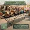 Tapeziertisch Alu Flohmarkttisch 300x60 cm Klapptisch klappbar mit Messskala Bild 3