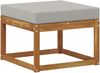 vidaXL Outdoor-Sofagarnitur mit Kissen 6 pcs Natürlich und Hellgrau 3366769 Bild 4
