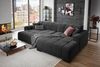 Iwaniccy Ecksofa MASTER, B 301 x T 195 cm, Schwarz, Webstoff, elektr. Sitztiefenverstellung, Kopfteilverstellung Bild 2