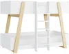 Vente-unique - CORODELA Bett Holz, Platte BeigeWeiß - B 96,3 cm x H 150 cm x L 196 cm Bild 3