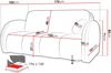 Schlafsofa Viva Comfy IV (Farbe: Velo 626) Bild 5