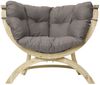 AMAZONAS Loungesessel Siena Uno Taupe inkl. Sitzkissen ca. 118,5 x 93,5 x 58 cm für Haus und Garten Bild 2