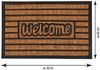 Bestlivings Fußmatte Kokos, "Welcome" Schriftzug ( 40x60cm ), Design: Stripes Bild 2