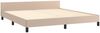 vidaXL Bettgestell mit Kopfteil Cappuccino-Braun 160x200 cm Kunstleder [3125584] Bild 5