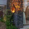 2er Set LED Solarleuchten, Lotusblume, Stecklampe, Crackleglas Bild 4