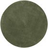 vidaXL Teppich HUARTE Kurzflor Weich und Waschbar Waldgrün Ø 120 cm 375105 Bild 2