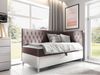 Boxspringbett 'Lenda Junior 3' rosa 90x200 cm Rechts Bild 2
