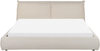 Bett mit Lattenrost VINAY 180 x 200 cm Stoff Beige Bild 4