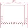 vidaXL Himmelbett-Gestell Rosa Metall 160 x 200 cm 284490 Bild 4