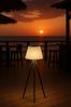 MeLiTec LED Solarleuchte Solar-Gartenleuchte SO50, LED wechselbar, warmweiß, Solar-Lampe Lounge-Licht, Outdoor-Leuchte Farbwechsel, auch Tischlampe Bild 2