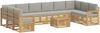 vidaXL Outdoor-Sofagarnitur 8 pcs Weiß und Hellgrau 59 x 59 x 37 cm 3392611 Bild 2