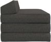 vidaXL Klappsofa Bett Dunkelgrau 120 x 60 x 49 cm Stoff 900035 Bild 3