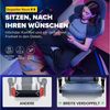 GTPLAYER Gaming-Stuhl Ergonomischer Gaming Sessel Schreibtischstuhl mit Stoffoberfläche (Pacekung), Federsitzkissen Bild 2