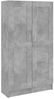 vidaXL Bücherregal Betongrau 82,5x30,5x150 cm Holzwerkstoff 802727 Bild 2