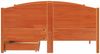 vidaXL Massivholzbett ohne Matratze Wachsbraun 140x200 cm Kiefernholz 3301790 Bild 4