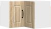 vidaXL Wand-Eckschrank PORTO Sonoma-Eiche 57 x 57 x 40 cm 885307 Bild 2
