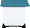 vidaXL Hundehütte Blau 90,5x68x66 cm Polypropylen 152229 Bild 3