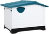 vidaXL Hundehütte Blau 90,5x68x66 cm Polypropylen 152229 Bild 4