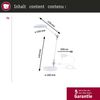 Paulmann 79884 LED Schreibtischleuchte Numis Qi White Switch Weiss Bild 5