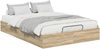 vidaXL Ottoman Bettgestell mit Speicher Sonoma-Eiche 193 x 120 x 25 cm 3409287 Bild 2