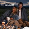 Cozyor Reisekissen und Reisedecke 2 in 1, Reiseset kuschelig weich + Rucksack-Clip, & mit praktischer Befestigung für Koffer, anthrazit dunkelgrau, 1-tlg, Verwandlungskissen, Flugzeugdecke für unterwegs wahlweise mit Nackenkissen & Augenmaske Bild 4