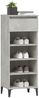 vidaXL Schuhregal Betongrau 40x36x105 cm Holzwerkstoff 819784 Bild 4