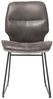 Stuhl Ravi, Metall, Stoff, Grau, 48 x 88 x 63 cm Bild 2