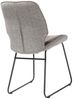 Stuhl Ravi, Metall, Stoff, Grau, 48 x 88 x 63 cm Bild 4