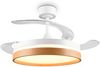 LED Deckenleuchte VOLDA mit Ventilator und Fernbedienung Ø 49cm - max. 106cm Bild 2