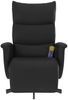 vidaXL Massagesessel mit Fußteil Schwarz Kunstleder 356597 Bild 3
