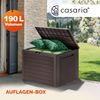 Casaria Auflagenbox Kissenbox Aufbewahrungsbox Lille Balkon Braun Bild 2