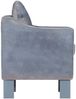 vidaXL Sessel Grau Echtleder [286957] Bild 3