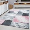 Kurzflor Teppich Hara rechteckig - 140x200 cm - Pink Bild 2