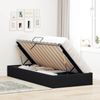 vidaXL Ottoman Bettgestell mit Speicher Schwarz 90 x 200 cm Samt 3442858 Bild 4