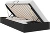 vidaXL Ottoman Bettgestell mit Speicher Schwarz 90 x 200 cm Samt 3442858 Bild 2