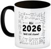 speecheese Tasse Abi 2026 weil ich es kann Kaffeebecher in schwarz für Abschluss Bild 2