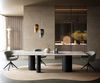 Esstisch Edge 300x100 cm Keramik Onyx Pearl Troa Metall Schwarz Bild 2