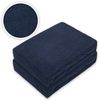 Doppelpack Marke Frottee Spannbettlaken Navyblau 70 x 140 cm Bild 2
