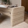 Bronx71 Esszimmerbank Ravi Chenille beige/taupe 160 cm Bild 5