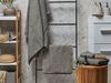 Badehandtuch 4er Set Grau Baumwolle 30x50 cm 50x100 cm 70x140 cm 100x150 cm Frottee Handtücher Bild 3