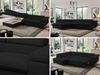Mks Möbel 'Pedro L-Form' Ecksofa mit Schlaffunktion, verstellbaren Kopfstützen & Bettkasten, Schwarz, Boucle, mit Topper, links Bild 2