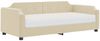vidaXL Tagesbett mit Matratze Creme 100x200 cm Stoff 3197625 Bild 2