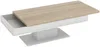 Vente-unique - Couchtisch mit Stauraum - Eichenholz-Optik - Weiß - ASTULIA Bild 5