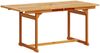vidaXL 7-tlg. Garten-Essgruppe Massivholz Akazie und Textilene 3279311 Bild 3
