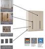 rauch Kleiderschrank Drehtürenschrank Schrank Garderobe Wäscheschrank Schlafzimmer AVOLA (3 verschiedene Ausstattungen BASIC/CLASSIC/PREMIUM (inkl. SOFT-CLOSE) mit hochwertigen Stangengriffen aus Metall in Schwarz MADE IN GERMANY Bild 4