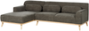 Ecksofa SIMOS Cord Dunkelgrün Rechtsseitig Bild 5