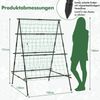 A-förmige Gurke Rankhilfe mit Gartennetz & Pflanzenclips Metall Pflanzenhalter Rankgitter Bild 2