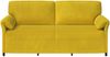 vidaXL 3-Sitzer-Sofa Gelb 198 x 83 x 95 cm Samt 42033974 Bild 3