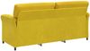 vidaXL 3-Sitzer-Sofa Gelb 198 x 83 x 95 cm Samt 42033974 Bild 5