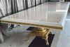 Casa Padrino Luxus Barock Esstisch Creme / Weiß / Gold 350 cm - Barock Esszimmer Möbel Bild 2